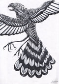 "Haukka", A3 Original Ink Drawing