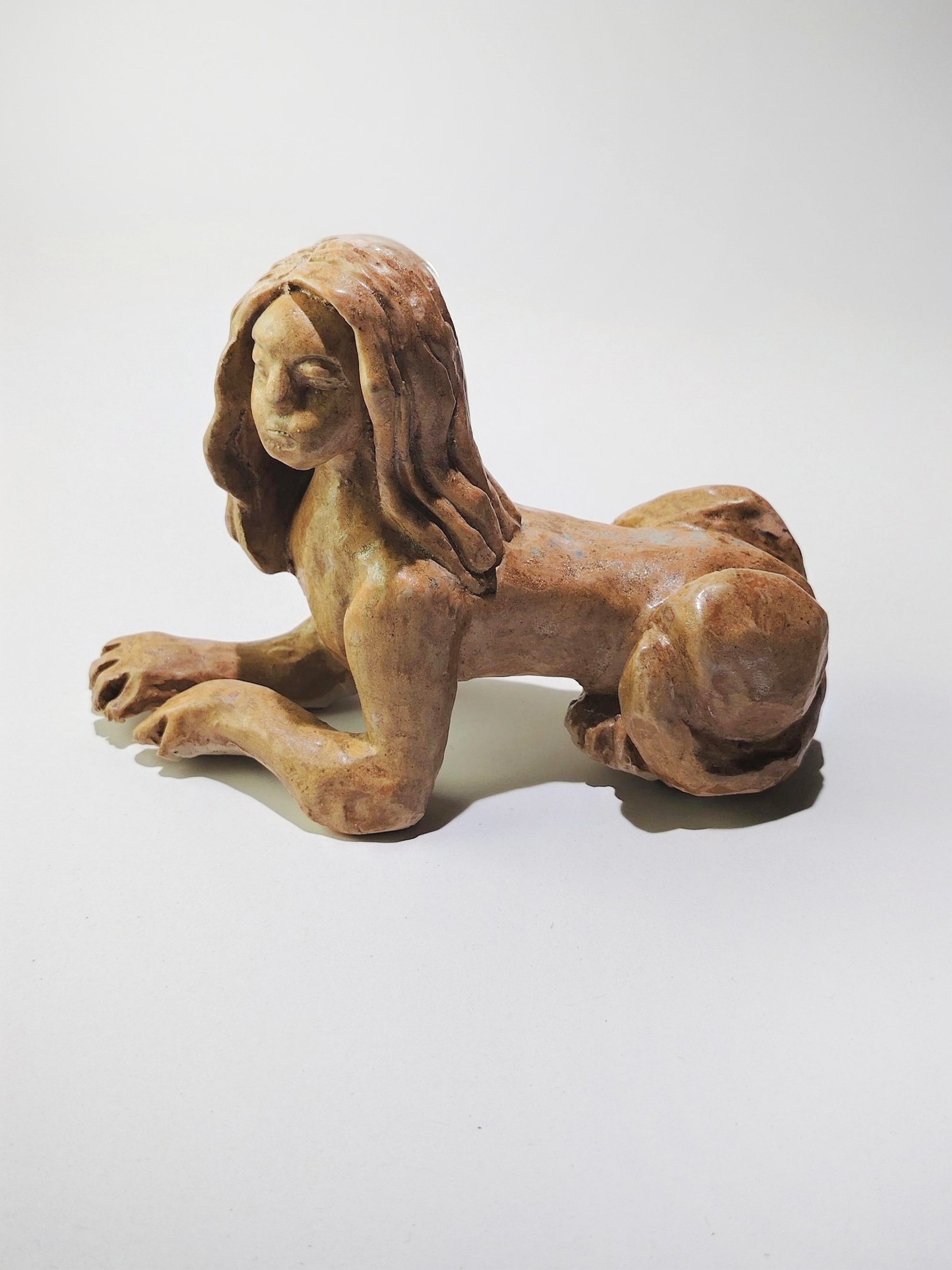 "Sphinx" Small Ceramic Statue