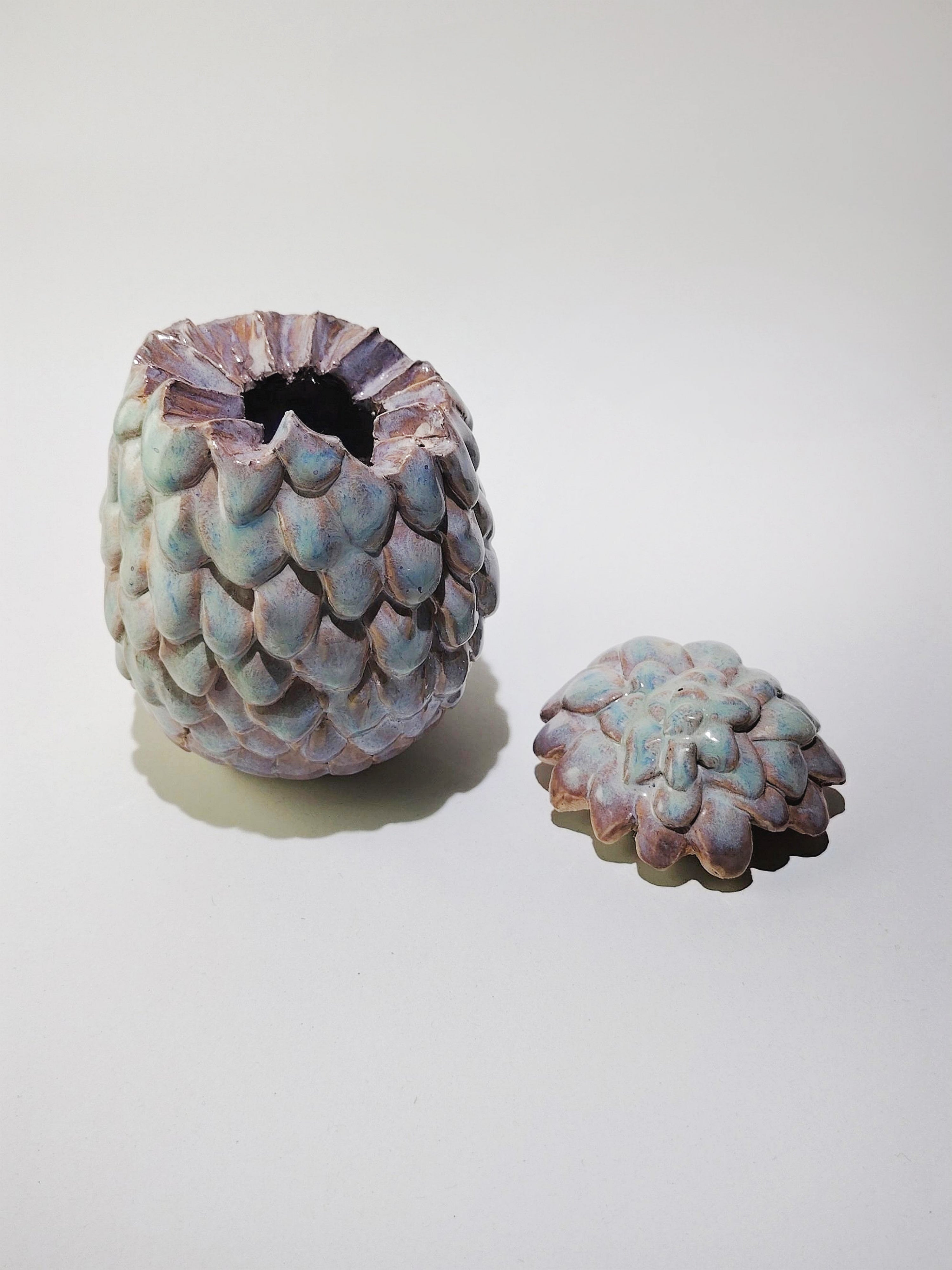 "Dragon Egg" Small Ceramic Jar