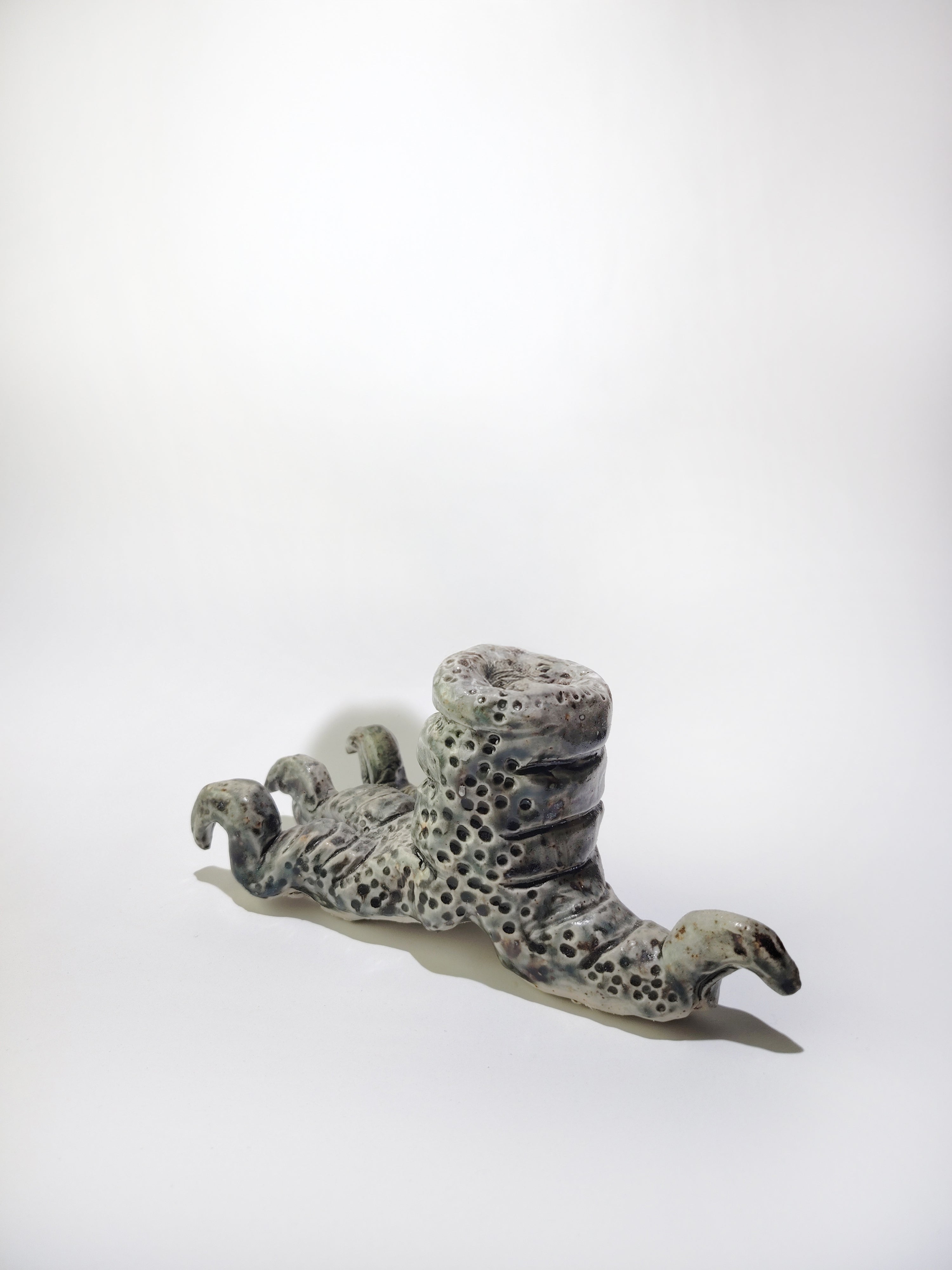 "Dragon Foot 2" Ceramic Candle Holder