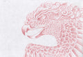 "Kokko", A3 Original Alcohol Marker Drawing