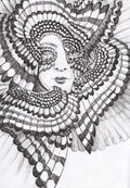"Valkyria", A3 Original Ink Drawing